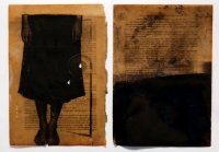 26,5x19 cm, Öl Tinte auf Papier